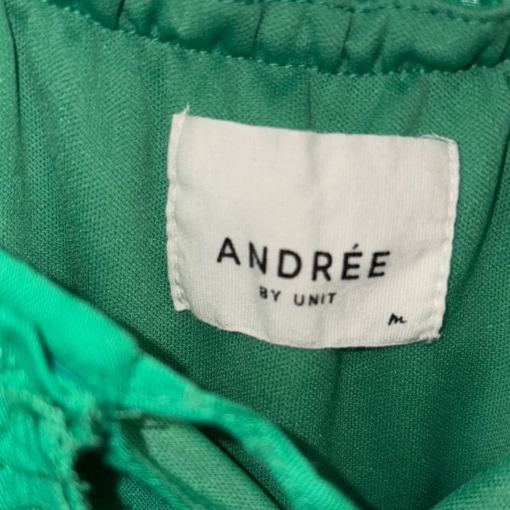 Green midi Ruffle Dress - Picture 2 of 5